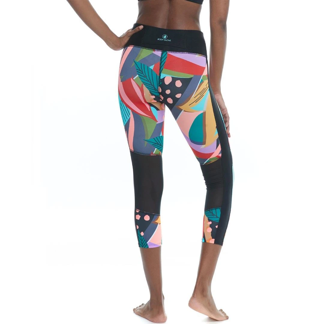 Body Glove Women's Hero Corba Cross-Over Capri Leggings - Image 2