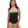Body Glove Women's Coral Reef Exhale Short Sleeve Rash Guard