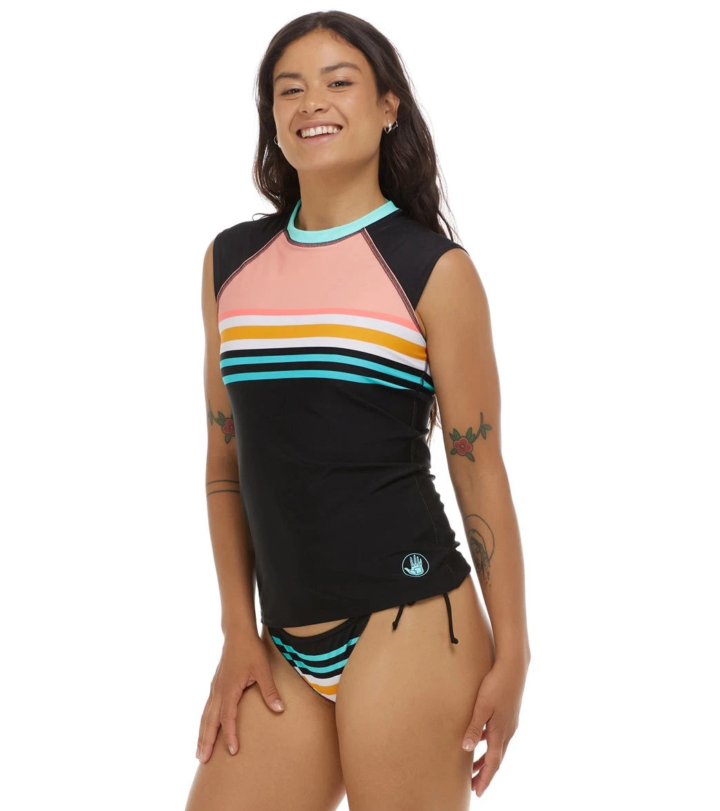 Body Glove Women's Coral Reef Exhale Short Sleeve Rash Guard - Image 2