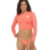 Body Glove Women's Let It Be Long Sleeve Crop Rash Guard