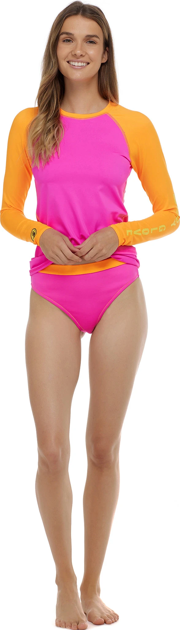 Body Glove 80's Throwback Push It Rashguard UPF 50 - Women's|-|Rashguard 80's Throwback Push It UPF 50 - Femme - Image 3