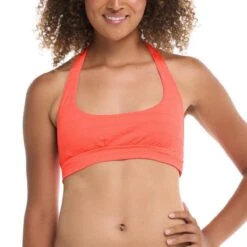 Body Glove Citrus Corinne Bikini Top In Pop Coral