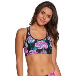 Body Glove Oria Chameleon Sport Bra In Black