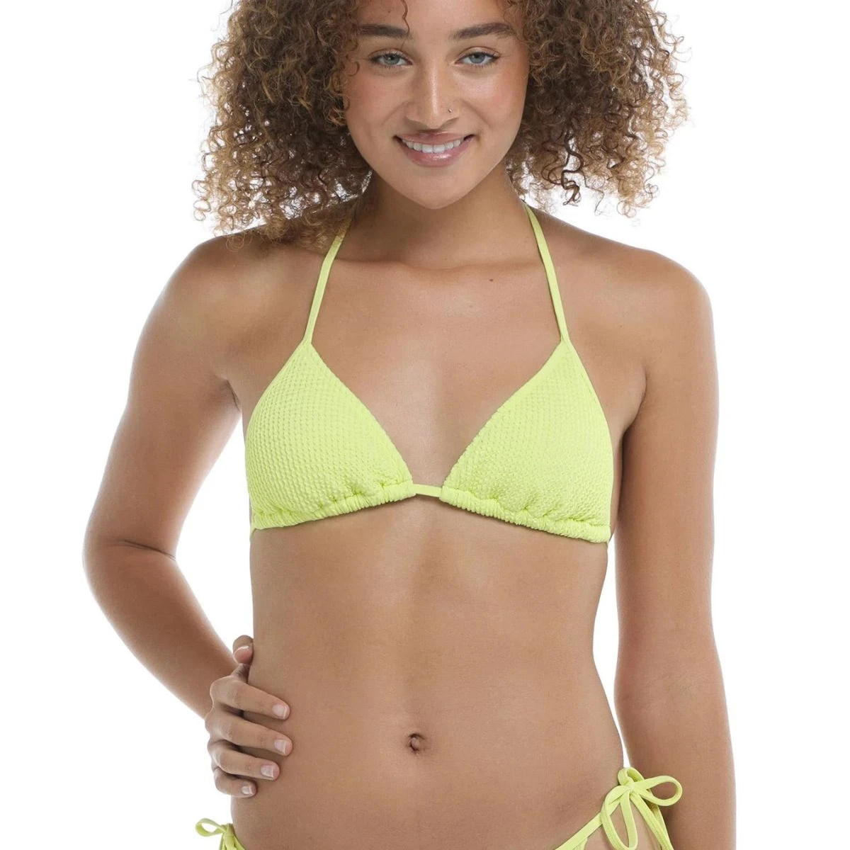 Body Glove Sorbet Kali Slider Bikini Top In Limelight