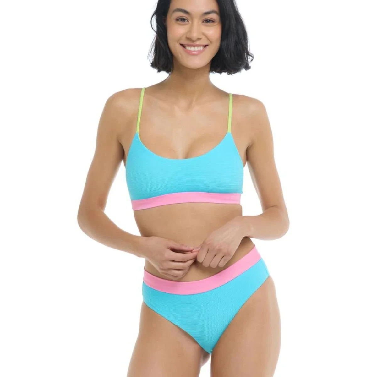 Body Glove Spectrum Aro Bikini Top In Cyan